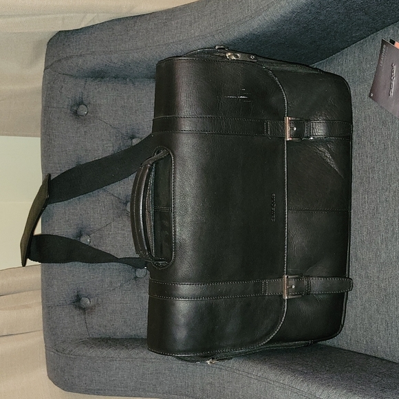 Samsonite Leather Flapover business Case/bag